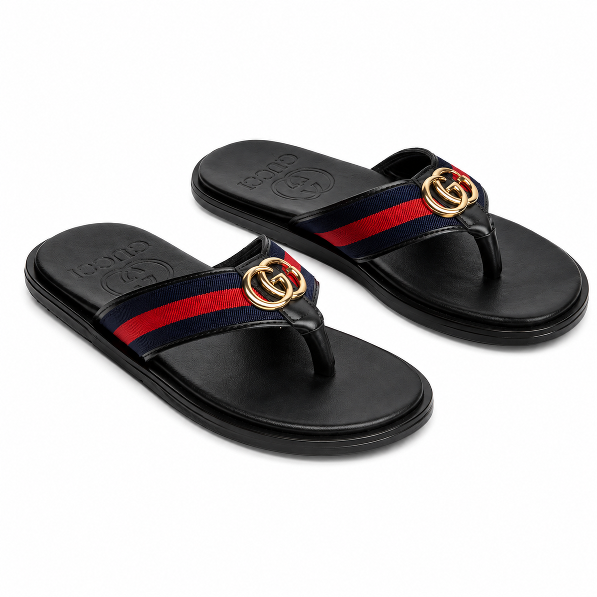 SL-108 | Men's Luxury Slippers – Chocolate Brown Lining Textured Synthetic Leather | Anti-Slip
